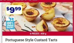 M & M Food Market Portuguese Style Custard Tarts offer