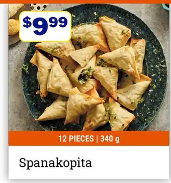 M & M Food Market Spanakopita offer