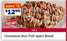 M & M Food Market Cinnamon Bun Pull-apart Bread offer