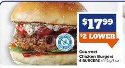 M & M Food Market Gourmet Chicken Burgers offer