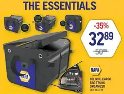 NAPA Auto Parts Folding cargo bag trunk organizer offer