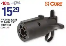NAPA Auto Parts Curt 7-way rv blade to 4-way flat trlr test offer