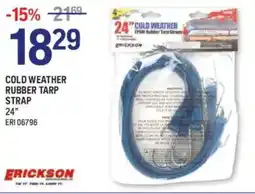 NAPA Auto Parts Erickson cold weather rubber tarp strap offer