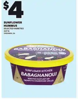 Loblaws SUNFLOWER HUMMUS, 227 G offer