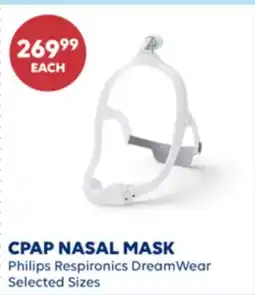 Wellwise by Shoppers CPAP NASAL MASK offer