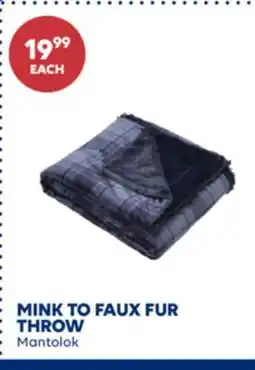 Wellwise by Shoppers MINK TO FAUX FUR THROW offer