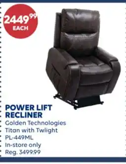 Wellwise by Shoppers POWER LIFT RECLINER offer