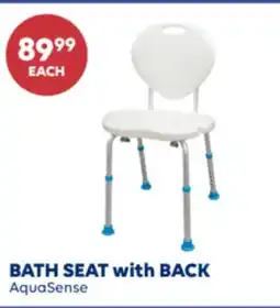 Wellwise by Shoppers BATH SEAT with BACK offer