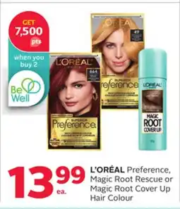 Rexall L'ORÉAL Preference, Magic Root Rescue or Magic Root Cover Up Hair Colour offer