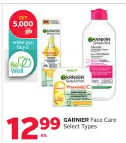 Rexall GARNIER Face Care offer