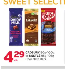 Rexall CADBURY 90g-100g or NESTLÉ 95g-105g Chocolate Bars offer
