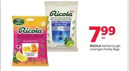 Rexall RICOLA Herbal Cough Lozenges Family Bags offer