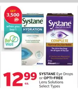 Rexall SYSTANE Eye Drops or OPTI-FREE Lens Solutions offer