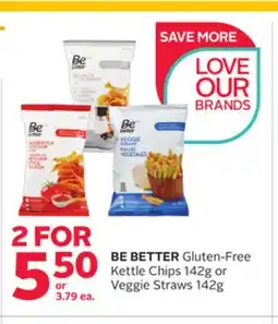 Rexall Gluten-Free Kettle Chips 142g or Veggie Straws 142g offer