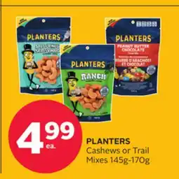 Rexall PLANTERS Cashews or Trail Mixes offer