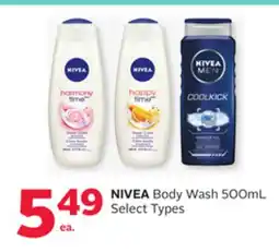 Rexall NIVEA Body Wash offer