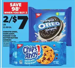 Independent City Market CHRISTIE OREO, CHIPS AHOY, FUDGEE-O OR NUTTER BUTTER COOKIES, 170-303 G offer