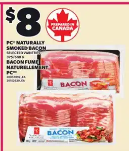 Independent City Market PC NATURALLY SMOKED BACON, 375/500 G offer