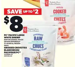 Independent City Market PC PACIFIC LARGE WHITE SHRIMP, 400 G offer