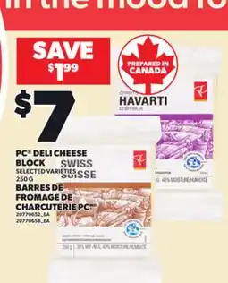 Independent City Market PC DELI CHEESE BLOCK, 250 G offer