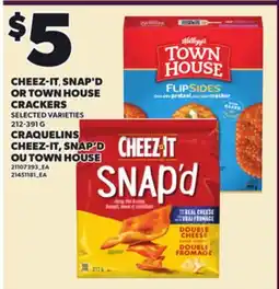 Independent City Market CHEEZ-IT, SNAP'D OR TOWN HOUSE CRACKERS, 212-391 G offer