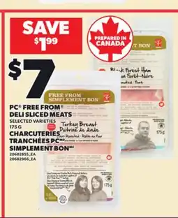 Independent City Market PC FREE FROM DELI SLICED MEATS, 175 G offer