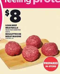 Independent City Market LEAN BEEF MEATBALLS, 425 G offer