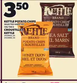 Independent City Market KETTLE POTATO CHIPS, 156/198 G offer
