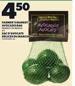 Independent City Market FARMER'S MARKET AVOCADO BAG, 5'S offer