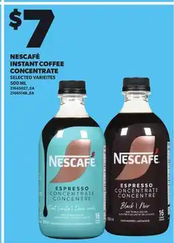 Independent City Market NESCAFÉ INSTANT COFFEE CONCENTRATE, 500 ML offer