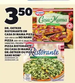 Independent City Market DR. OETKER RISTORANTE OR CASA DI MAMA PIZZA, 320-410 G OR NO NAME PIZZA, 369-411 G offer