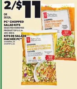 Independent City Market PC CHOPPED SALAD KITS, 285-369 G offer