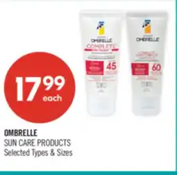 Shoppers Drug Mart OMBRELLE SUN CARE PRODUCTS offer