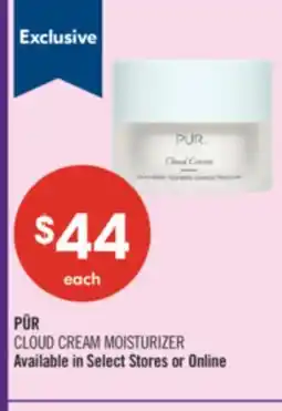 Shoppers Drug Mart PÜR CLOUD CREAM MOISTURIZER offer