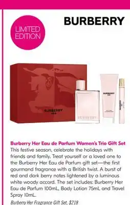Shoppers Drug Mart Burberry Her Fragrance Gift Set offer