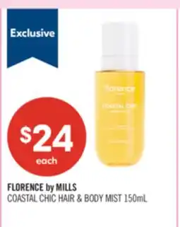 Shoppers Drug Mart FLORENCE by MILLS COASTAL CHIC HAIR & BODY MIST offer
