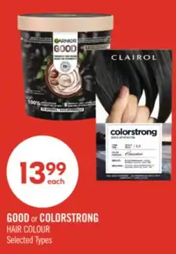 Shoppers Drug Mart GOOD or COLORSTRONG HAIR COLOUR offer