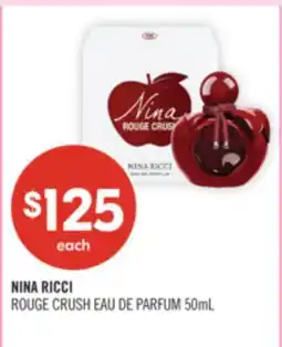 Shoppers Drug Mart NINA RICCI ROUGE CRUSH EAU DE PARFUM offer