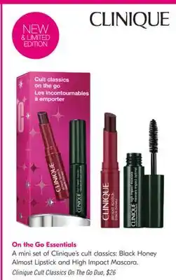 Shoppers Drug Mart Clinique Cult Classics On The Go Duo offer