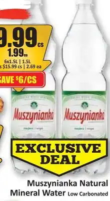 Starsky Muszynianka Natural Mineral Water offer