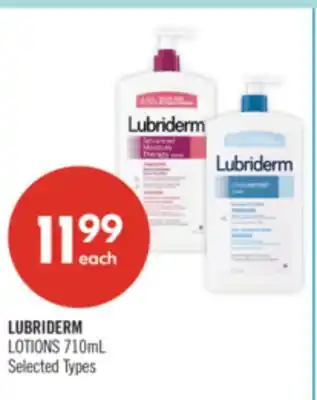 Shoppers Drug Mart LUBRIDERM LOTIONS offer