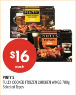 Shoppers Drug Mart PINTY'S FULLY COOKED FROZEN CHICKEN WINGS offer