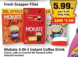 Starsky Mokate 3-IN-1 Instant Coﬀee Drink offer