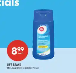 Shoppers Drug Mart LIFE BRAND ANTI-DANDRUFF SHAMPOO offer