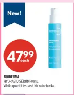 Shoppers Drug Mart BIODERMA HYDRABIO SÉRUM offer