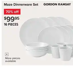 Linen Chest Maze Dinnerware Set offer