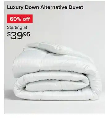 Linen Chest Luxury Down Alternative Duvet offer