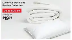 Linen Chest Luxurious Down and Feather Collection offer
