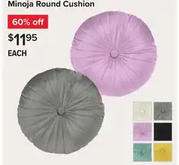 Linen Chest Minoja Round Cushion offer