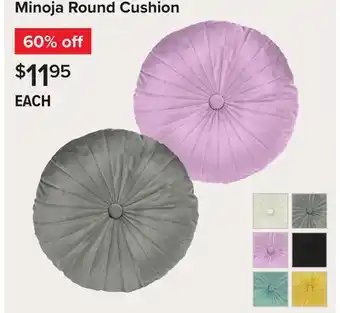 Linen Chest Minoja Round Cushion offer